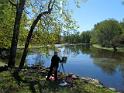 (59) An artist painting the Concord River